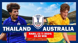 🔴LIVE  Thailand U16 VS Australia U16 final Piala AFF U16 2024 LIVE SCORE [upl. by Lemaceon]