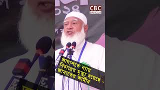 আদালতে ন্যায় বিচারের মৃত্যু হয়েছেজামাতের আমীর [upl. by Kinnard]