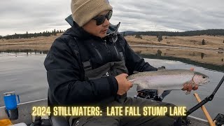 2024 Day 11  Late Fall fishing for Rainbow Trout on Stump Lake [upl. by Eenaej]