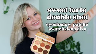 tarte double shot eyeshadow palette swatches  watch before you buy [upl. by Neufer]