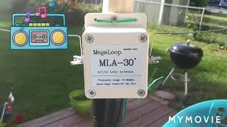 MLA30 MEGA LOOP ANTENNA SET UP [upl. by Wehner]