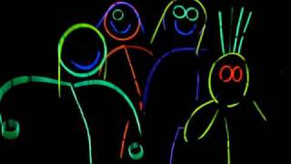 Halloween 2009 New and Improved Glow Stick People [upl. by Narhem]