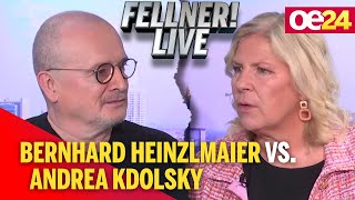 FELLNER LIVE Bernhard Heinzlmaier vs Andrea Kdolsky [upl. by Sharos808]