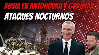 Rusia se CONSOLIDA en Antonovka y Gornyak  ATAQUES NOCTURNOS sacuden Poltava y Odessa [upl. by Andee]