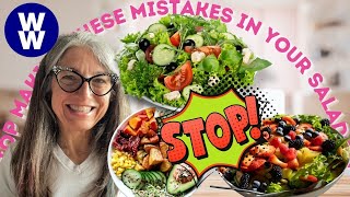 STOP Making Mistakes With Your Salads HighProtein LowPoint Salad Ideas [upl. by Jelsma]