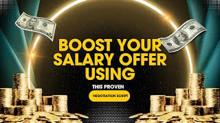 How To Negotiate Your Salary After Getting The Job Offer [upl. by Row]