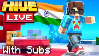 Playing Minecraft PE Hive Bedwars Hindi [upl. by Hutchings465]