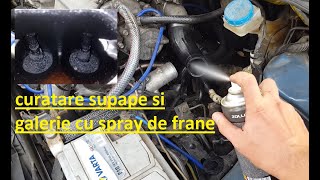 Curatare supape cu spray de frane [upl. by Luke]