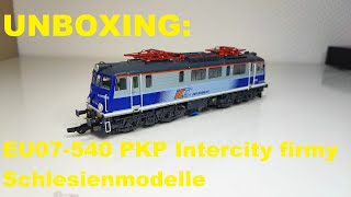 EU07 540 PKP Intercity firmy Schlesienmodelle [upl. by Hgieleak467]