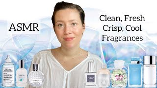 ASMR  Clean Fresh Crisp Cool Perfume Collection  Glass Tapping amp Soft Spoken [upl. by Irved]