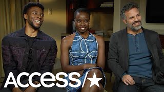 Avengers Infinity War Chadwick Boseman Danai Gurira amp Mark Ruffalo On Wakandas Role In The Mov [upl. by Otir]