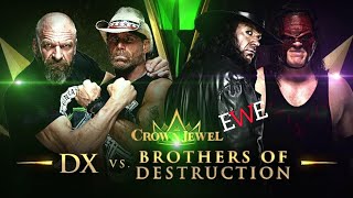 DGeneration X vs The Brothers of Destruction Crown Jewel 2018  Elite Wrestling Entertainment [upl. by Rosenstein]