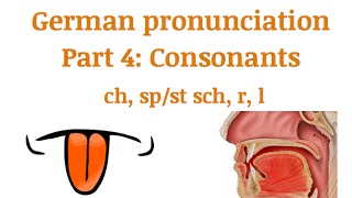 German pronunciation PART 4 Consonants [upl. by Peterus]