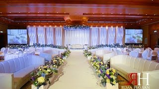 Ritz Carlton DIFC Wedding  Basma amp Mohamed [upl. by Nivlen]