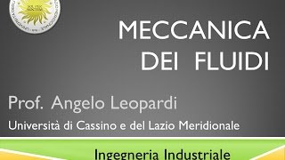 Mec Fluidi lezione 14b [upl. by Retla]