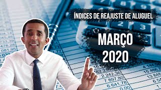 Reajuste de Aluguel Calculo para Pagamento em Março de 2020 [upl. by Wilona550]