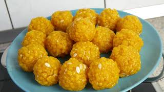 Boondi Ladoo Recipe l Ladoo Recipe [upl. by Tut]