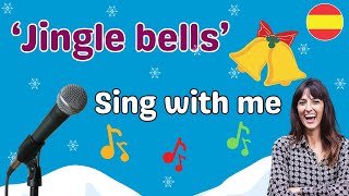 Jingle bells in Spanish sing along for kids [upl. by Saire]