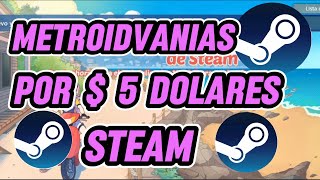 REBAJAS de VERANO en STEAM 2024  TOP 6 METROIDVANIAS por menos de 5 dólares [upl. by Nirrek]