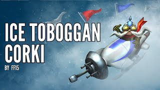 Ice Toboggan Corki 2024  Skin Show  League of Legends [upl. by Nayra660]