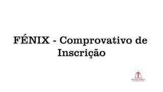 FDUL  Fénix Comprovativo de inscricao [upl. by Rehpretsirhc495]