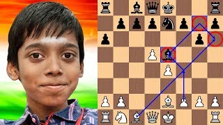 Praggnanandhaa becomes the 2nd Youngest Chess Grandmaster in History [upl. by Noxas]