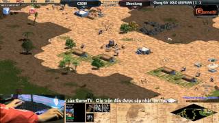 AOE  2vs2 Random  Chim Sẻ Đi Nắng  ChipBoy vs BiBi  Tiểu Màn Thầu  Ngày 04062018 [upl. by Initof]