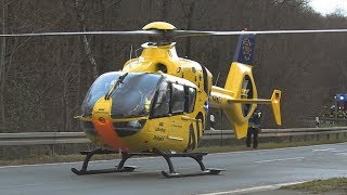 Hubschrauberstart in Wuppertal  17032019 AutobahnkreuzNord [upl. by Hendricks]