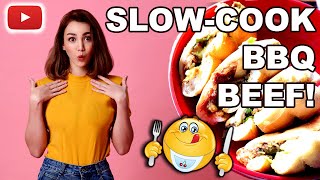 The BEST SlowCook BBQ BEEF – for Spicy Sandwiches Tortas Tacos Burritos EASY  HomenHungry 7 [upl. by Ati]