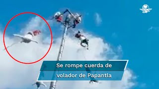 Cae volador de Papantla de 25 metros de altura [upl. by Aneekahs]