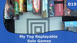 My Top Replayable Solo Games  019  CulBlu and Cardboard [upl. by Stormi]