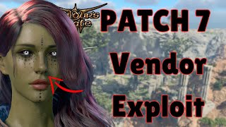 Patch 7 Vendor Bag Exploit  Baldurs Gate 3 [upl. by At856]