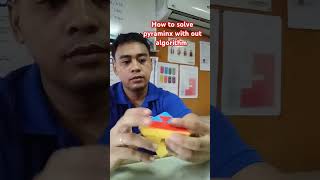 How to solve pyraminx with out algorithm [upl. by Novj]