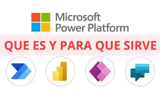 Que es Microsoft Power Platform y Para Que Sirve [upl. by Langbehn682]