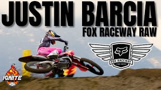 JUSTIN BARCIA RIDES FOX RACEWAY SX  RAW [upl. by Ardel]