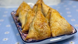 Самса с тыквой Вкуснейшее Хрустящиее слоёное тесто и сочная начинка Sambosa [upl. by Hamish245]