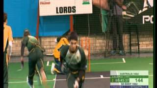 Indoor Cricket Junior World Series 2012 14ampU Australia vs South Africa [upl. by Marcellina358]