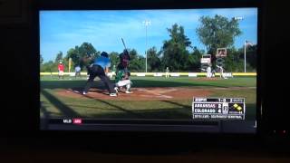 2015 LLWS Regionals Arkansas Home Run [upl. by Hesky]