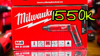 Vít Gập Milwaukee M4 D 202B Chính Hãng BH 12Tháng Chỉ Cần Trả 1550k Nhận Ngay Combo 2 Pin Sạc 220v [upl. by Biddie]