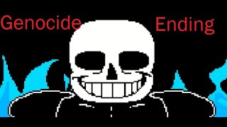 Sans the Sansing Undershuffle Sans Genocide Ending  All achievments [upl. by Dachia210]