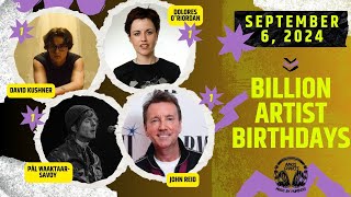 September 6 2024  Happy birthday to Pål Waaktaar John Reid Dolores ORiordan amp David Kushner [upl. by Mildred565]