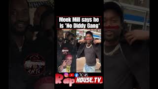 Meek Mill says he is ‘No Diddy Gang’ from now on😳🗣️ [upl. by Mcdougall]