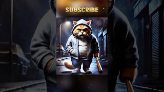 Cat😿💥 cat cartoon cute shorts viralvideo ai sound meow [upl. by Emelin]