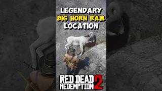 LEGENDARY BIGHORN RAM LOCATION  Red Dead Redemption 2 gaming shorts short [upl. by Teraj]