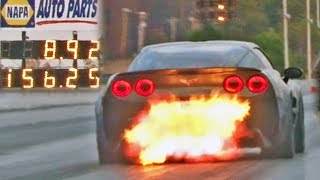 Corvettes at the Dragstrip  Corvette Fourm Track Rental [upl. by Annovoj]