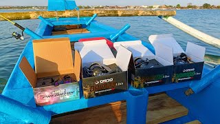 Unboxing reel Daido di laut dan cobain Shimano Vanford 2024 [upl. by Rhine]