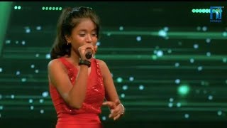 Tenisha Pariyar quotSamhalera RakhaquotThe Voice of Nepal Kids S3 Live Shows [upl. by Avie]