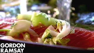 How to Poach and Flavour Salmon  Gordon Ramsay [upl. by Elah]