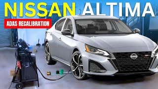 Windshield  Radar  Front 360 Camera Calibrations In One  2020 Nissan Altima [upl. by Ylimme]