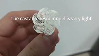 Castable 3d Printer Resin For Jewelry Casting High Wax ring LCD 3d resin [upl. by Lietman]